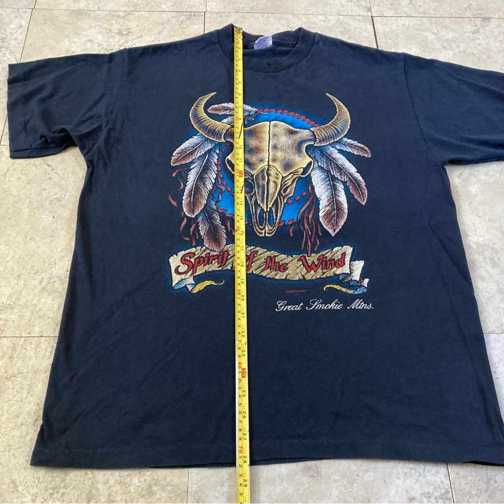 Vintage Spirit of the Wind Shirt Great Smokie Mountains - Picture 9 of 9